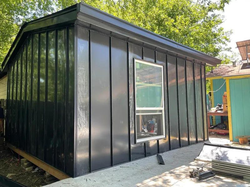 Black standing seam metal wall panels for Metal Roof Installation in Broomfield